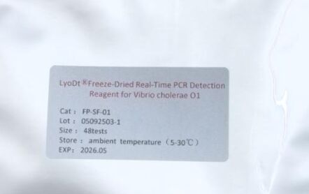 LyoDt® Лио-сушеный порошок Реальное время ПЦР-реагент для обнаружения Вибрио холеры O1 - не требуется холодная цепь и предварительно проводится однократный тест